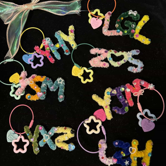Letter String Pendants